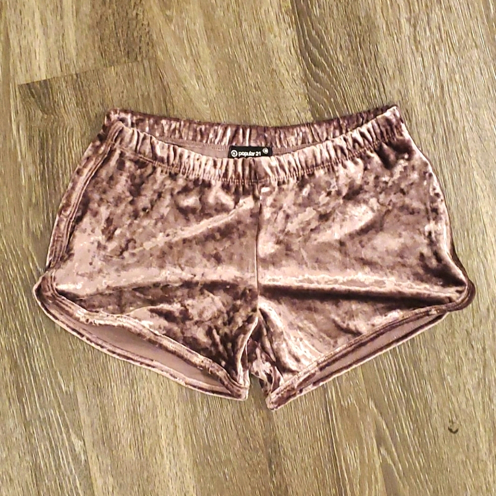 Velvet Spandex Booty Shorts